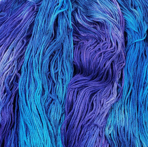 Galaxy - Flower Silk by StitchyBox (Deep Dyed Yarns Collab 2020)