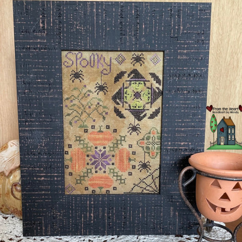 Spooky Quaker - From the Heart Needleart Chart