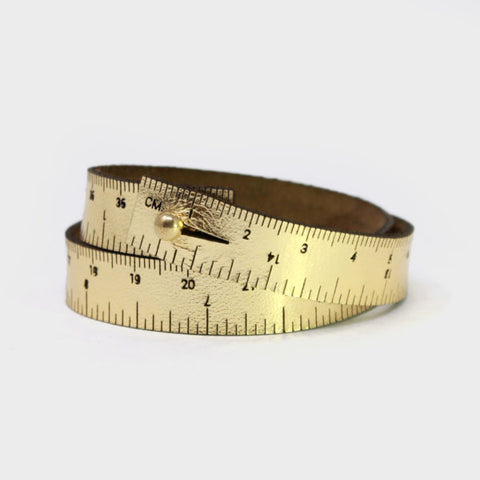 Wrist Ruler - Gold - 18 inches
