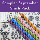 Sampler September Stash Pack (Your Choice of Chart+Thread or Thread Only)