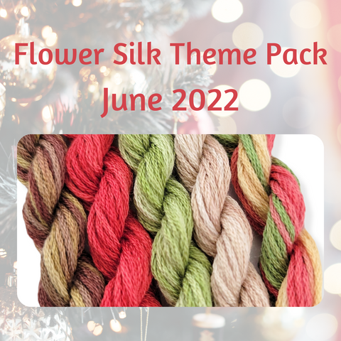 Flower Silk Theme Pack: Christmas Stitching (June 2022)
