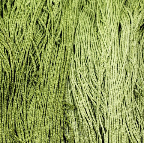Green Shoots - Flower Silk by StitchyBox (Standard Colorway)