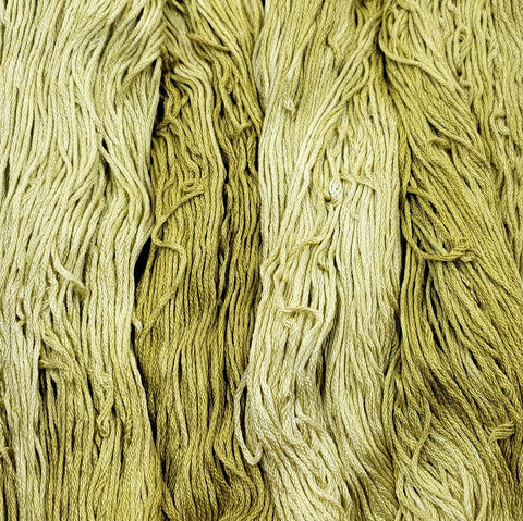 Green Tea - Flower Silk by StitchyBox (Standard Colorway)