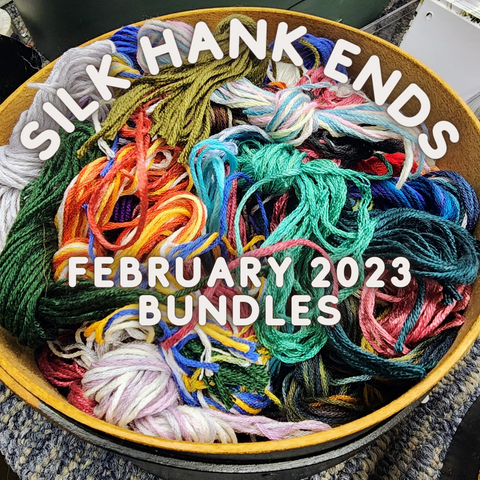 Silk Thread Hank End Bundle - February 2023 Edition