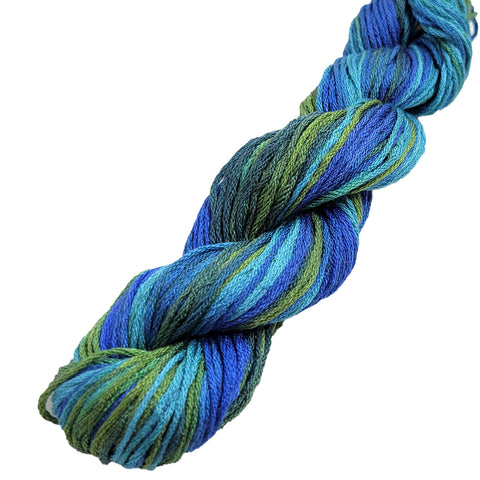 Hera's Peacock - Flower Silk by StitchyBox (Threads of Myth & Legends)