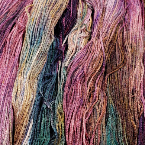 Sea Glass - Flower Silk by StitchyBox (Deep Dyed Yarns Collab 2020)