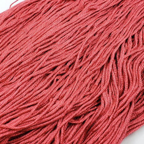 Strawberry Daiquiri - 8 yard skein - StitchySilk French Spun Silk - Limited Edition