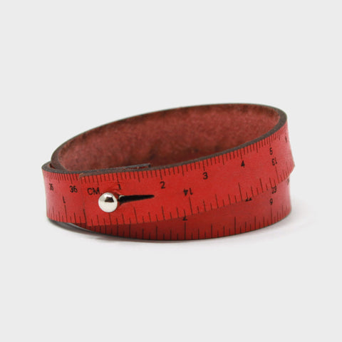Wrist Ruler - Red - 18 inches
