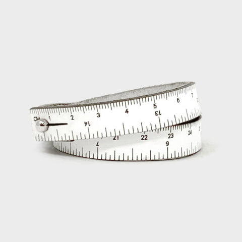 Wrist Ruler - White - 18 inches
